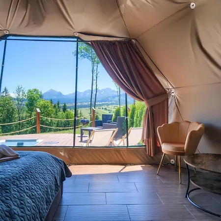 Luxuszelt Peak Glamp & Jacuzzi - - Widok Na Gory