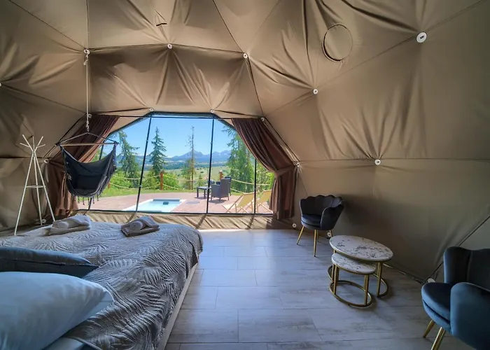Luxury tent Peak Glamp & Jacuzzi *