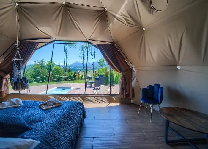 Peak Glamp & Jacuzzi Luxury tent Zakopane