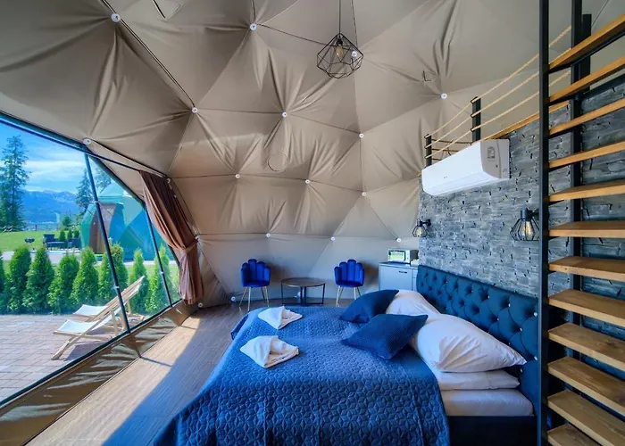 Luxury tent Peak Glamp & Jacuzzi