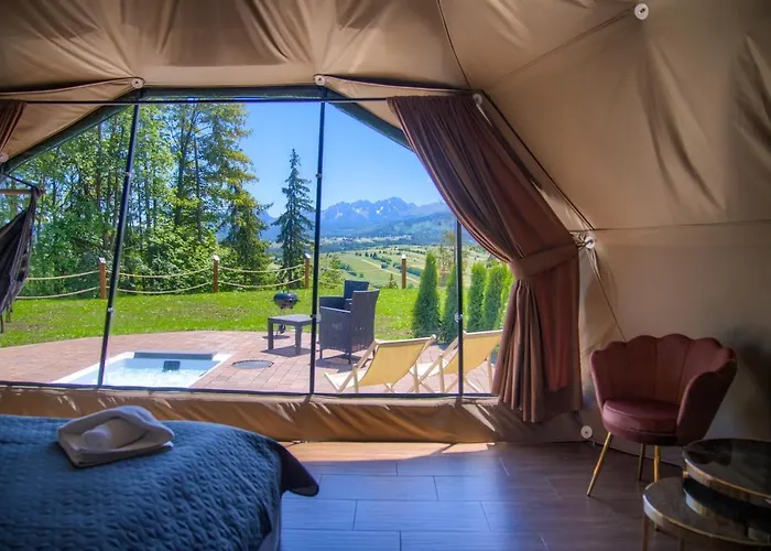 Luxury tent Peak Glamp & Jacuzzi