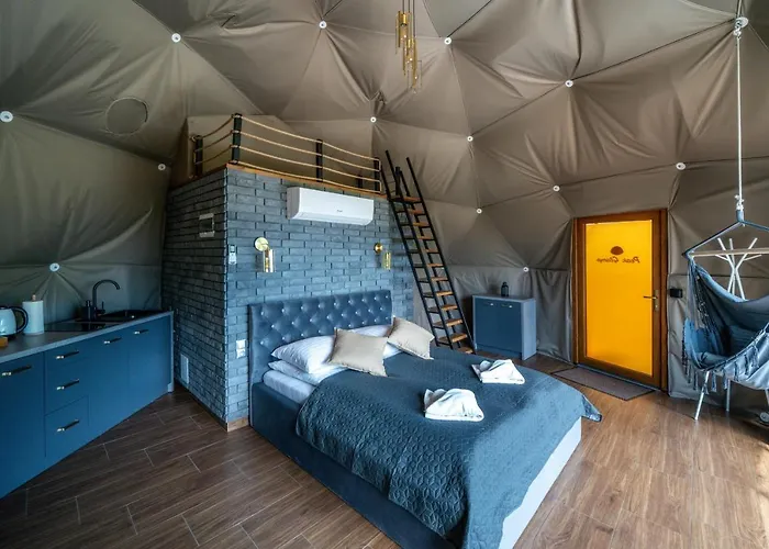 Luxury tent Peak Glamp & Jacuzzi Zakopane