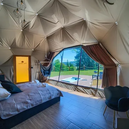 Peak Glamp & Jacuzzi - - Widok Na Gory
