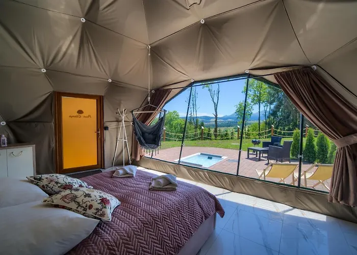 Luksustelt Peak Glamp & Jacuzzi