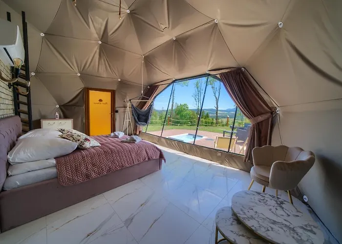 Peak Glamp & Jacuzzi Luksusowy namiot *