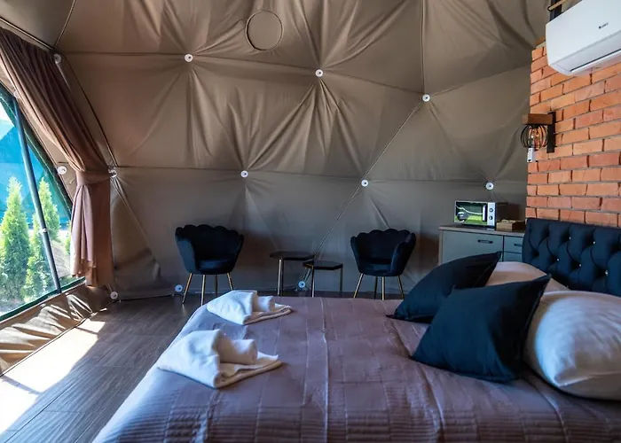 Peak Glamp & Jacuzzi Luksustelt Zakopane