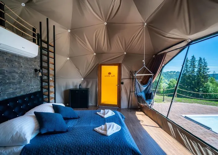 Peak Glamp & Jacuzzi Luksusowy namiot Zakopane