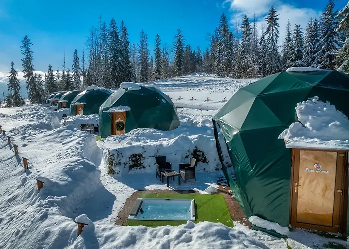 Luxusní stan Peak Glamp & Jacuzzi *